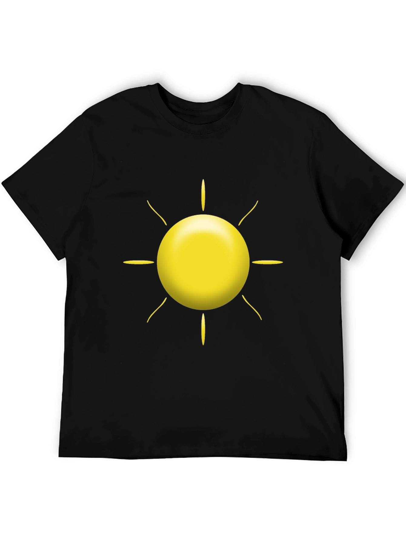 Sunshine Graphic Tee - Black Cotton Blend