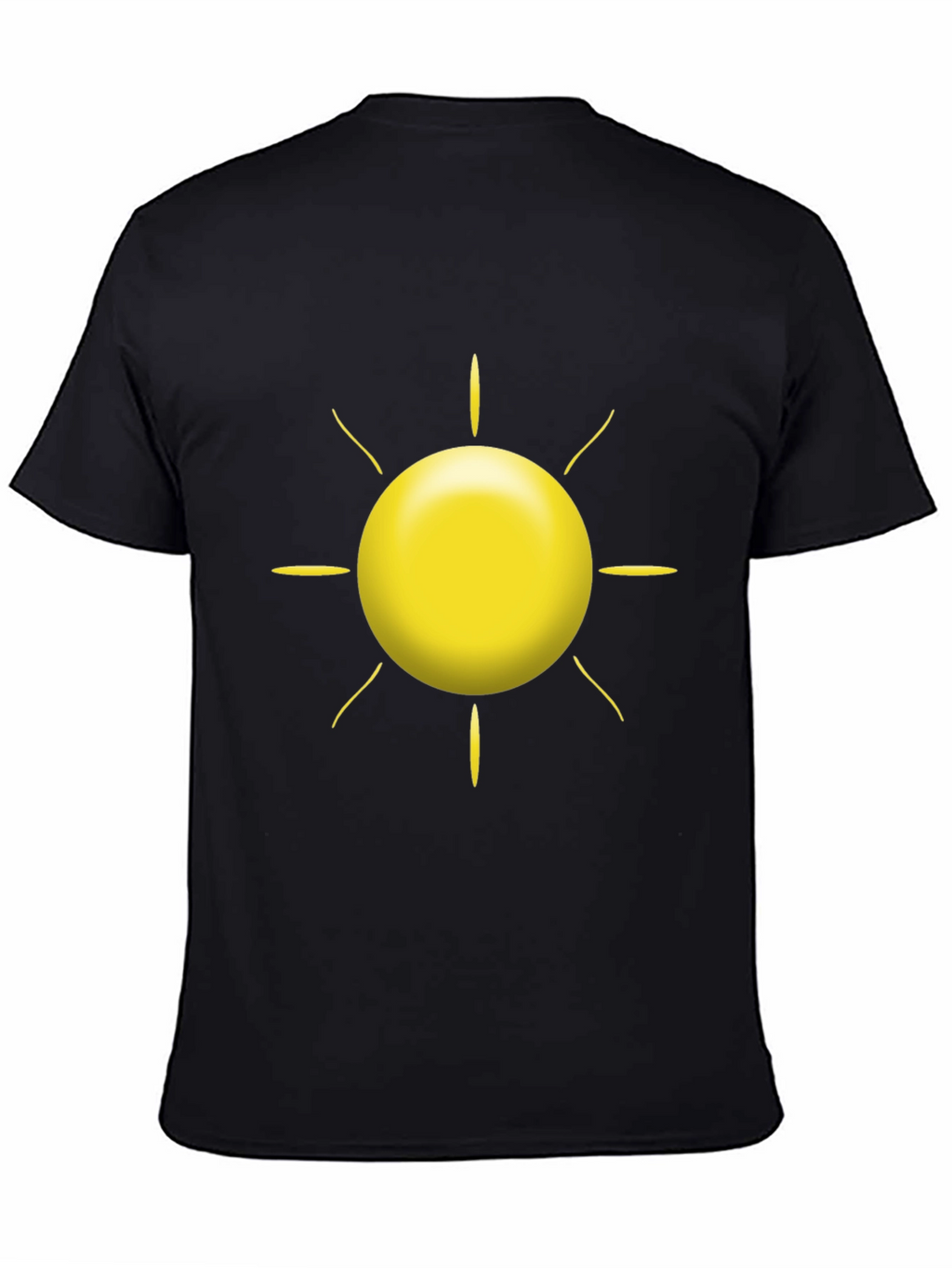 Sunshine Graphic Tee - Black Cotton Blend