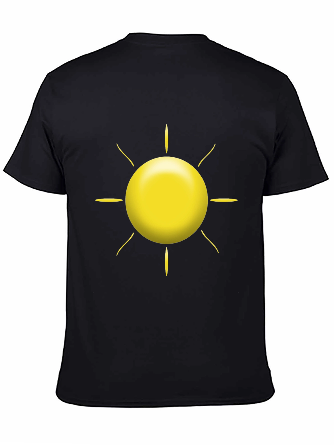 Sunshine Graphic Tee - Black Cotton Blend