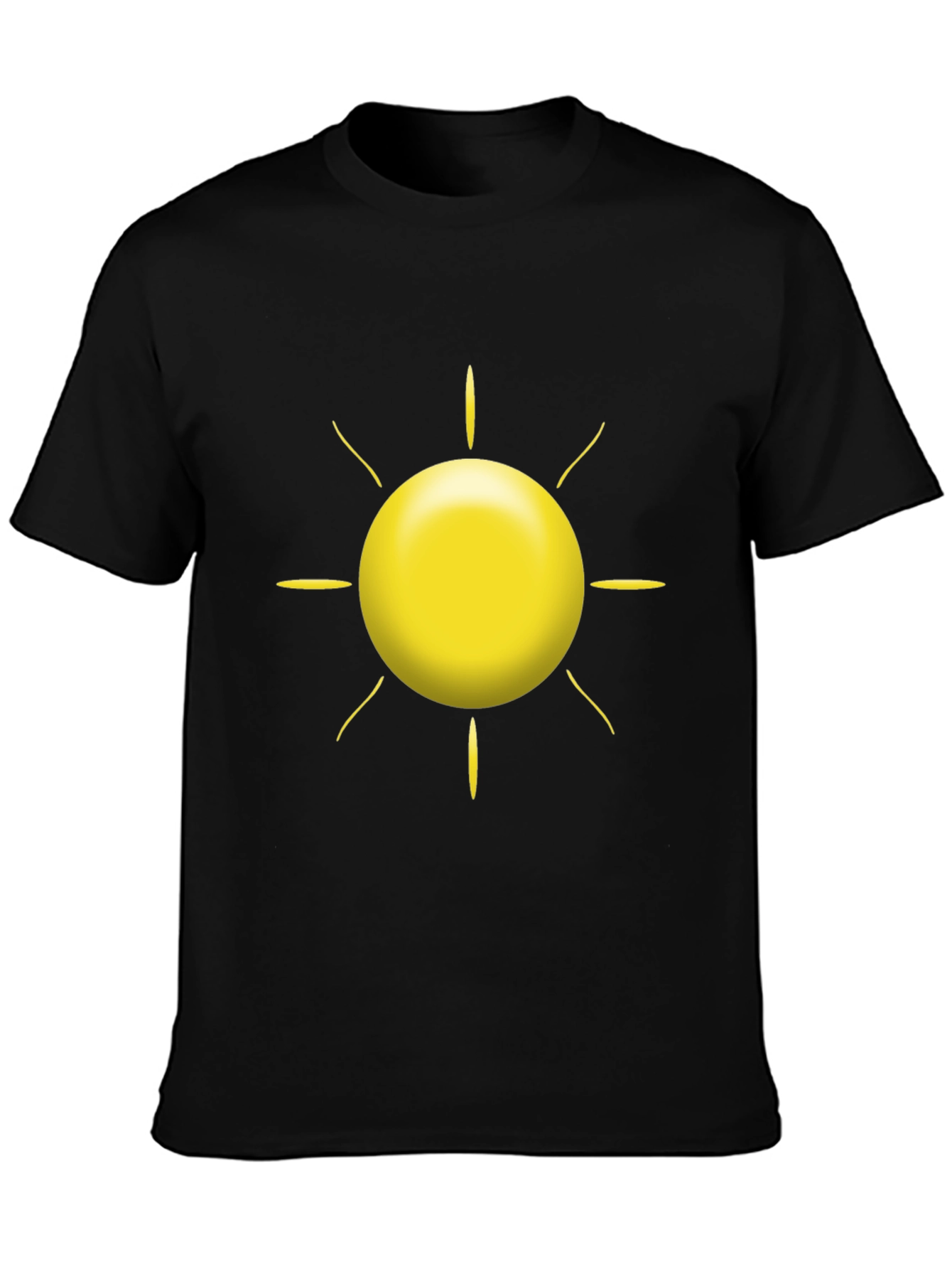 Sunshine Graphic Tee - Black Cotton Blend