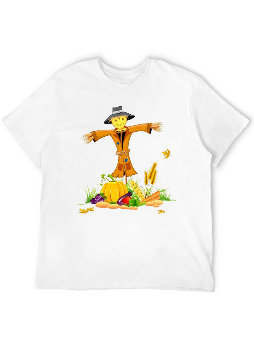 Fall Harvest Scarecrow Graphic Tee