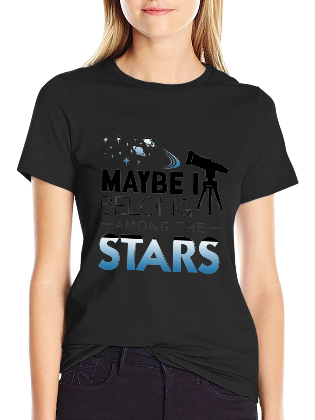 Maybe I Belong Among The Stars Graphic T-Shirt