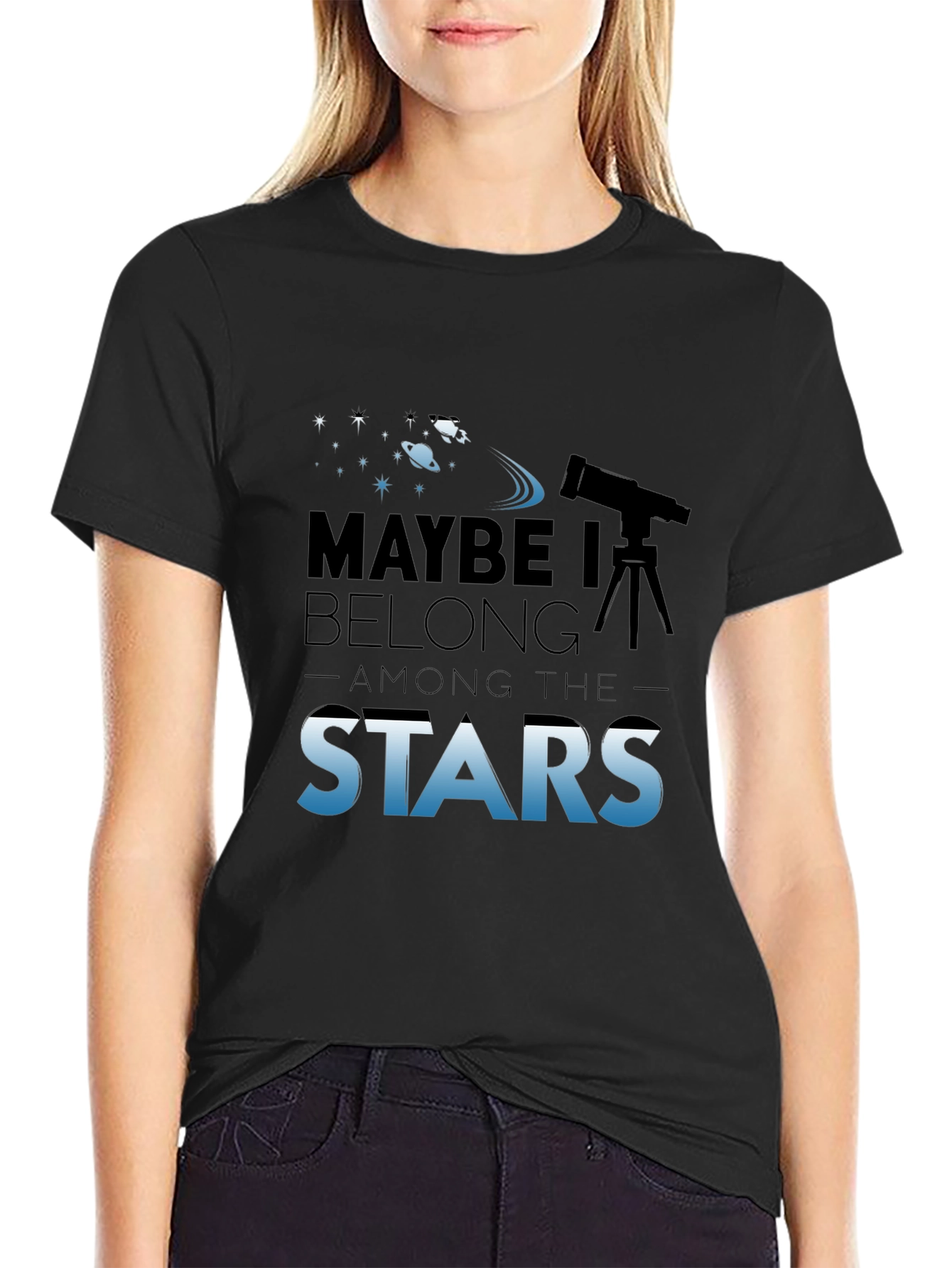 Maybe I Belong Among The Stars Graphic T-Shirt