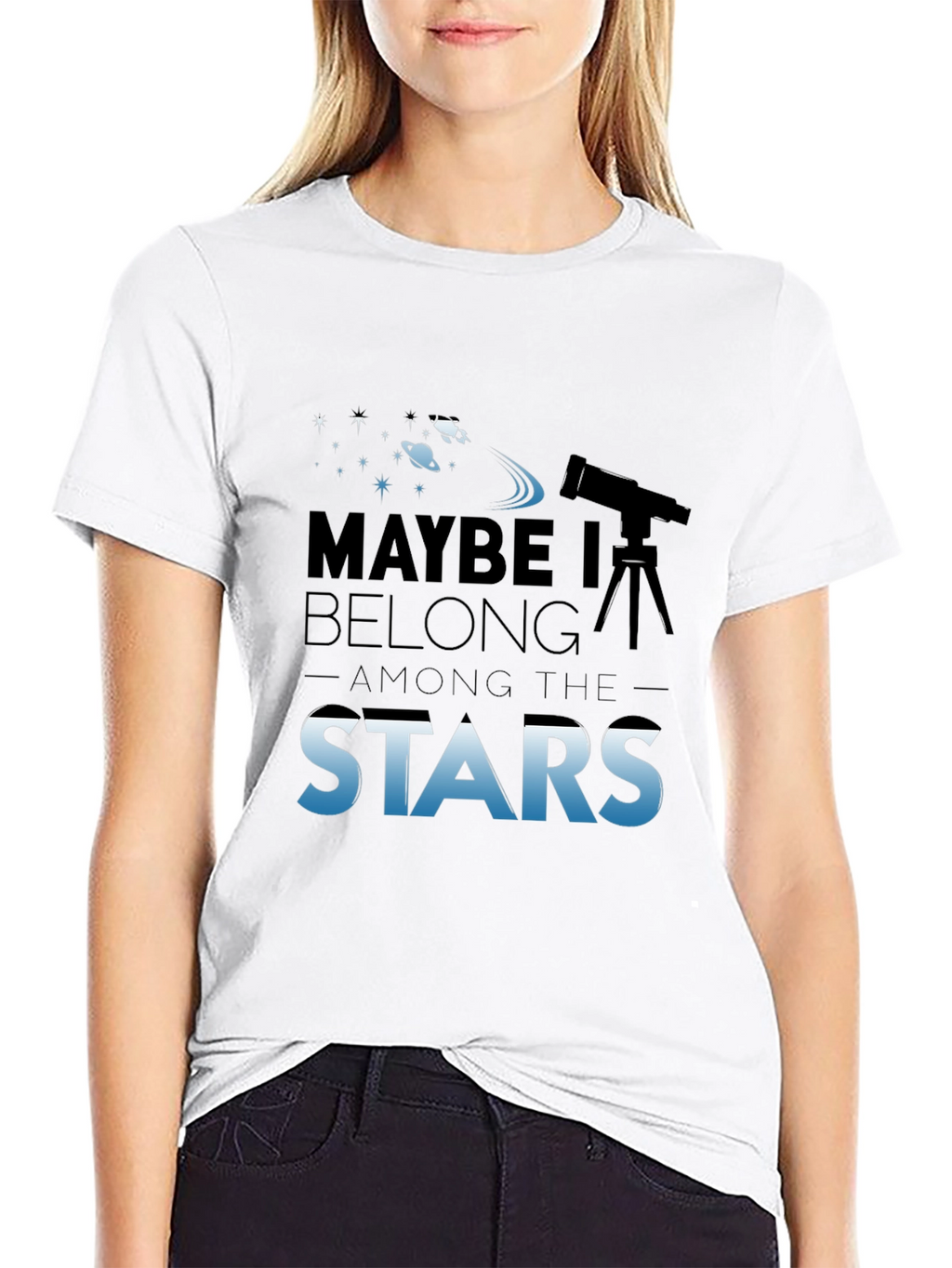 Maybe I Belong Among The Stars Graphic T-Shirt