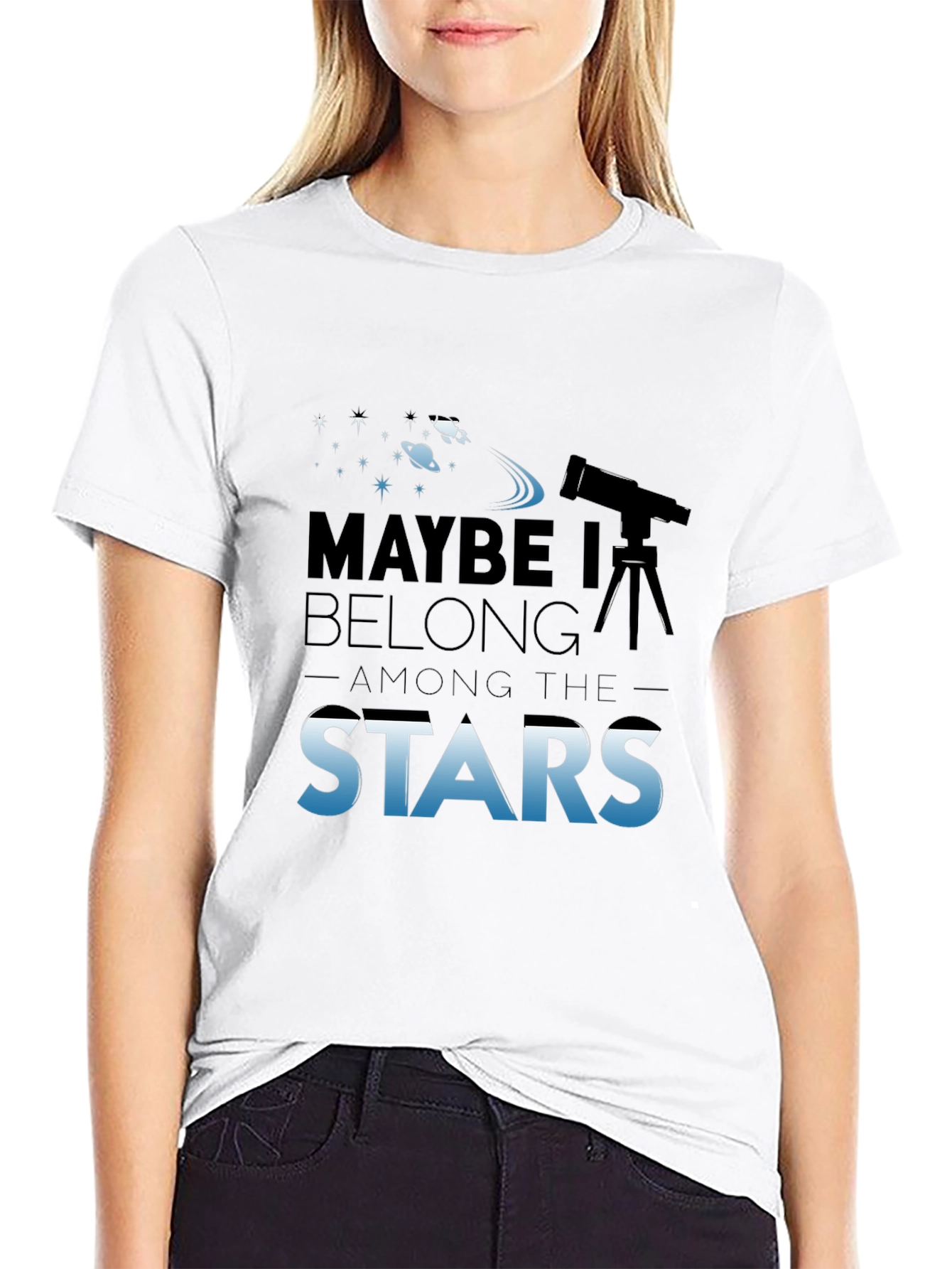 Maybe I Belong Among The Stars Graphic T-Shirt