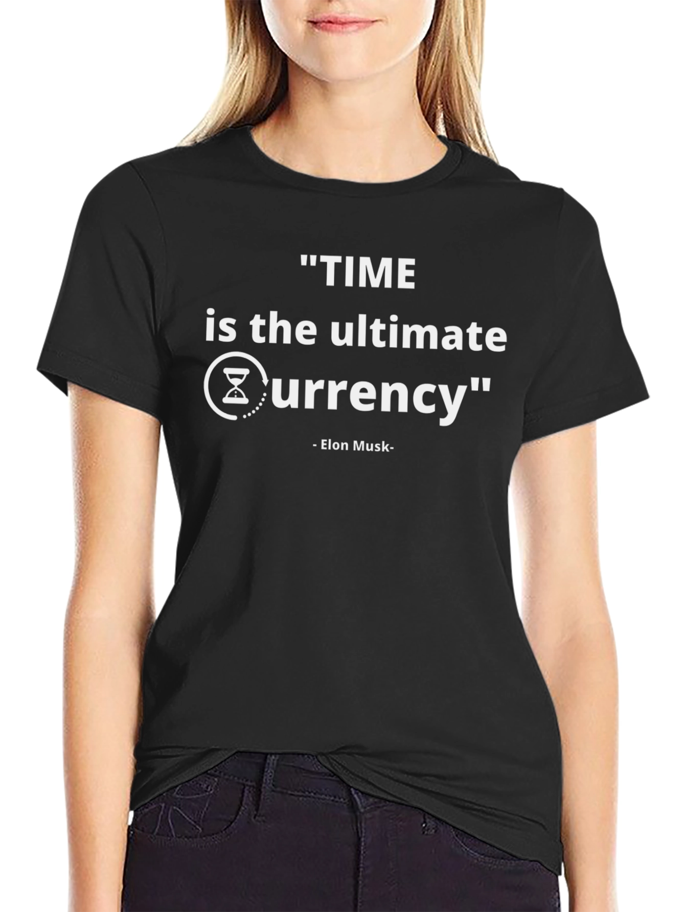 Time is the Ultimate Currency - Elon Musk Quote T-Shirt