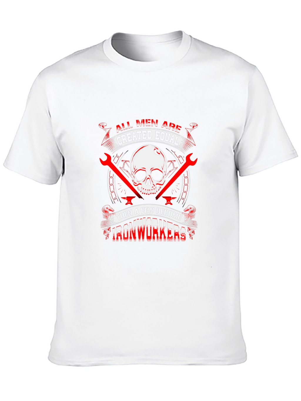 Ironworker Skull Graphic Tee - Black