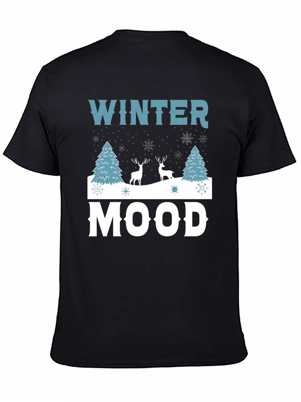 Winter Mood Graphic Tee - Holiday Shirt