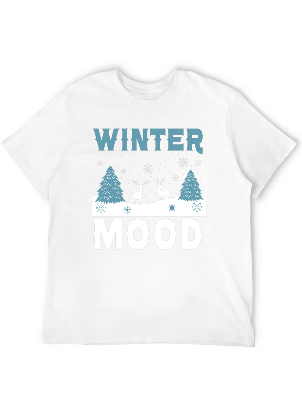 Winter Mood Graphic Tee - Holiday Shirt
