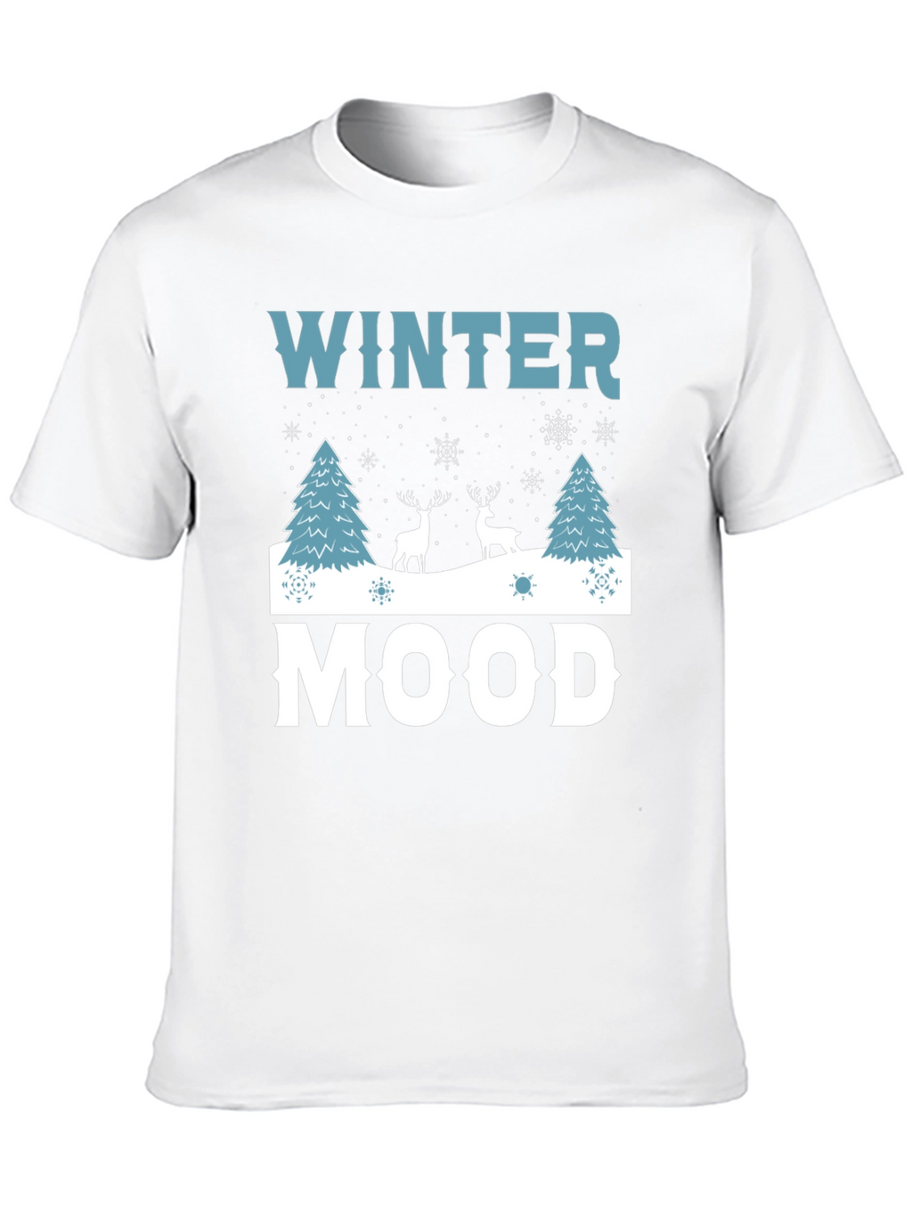 Winter Mood Graphic Tee - Holiday Shirt