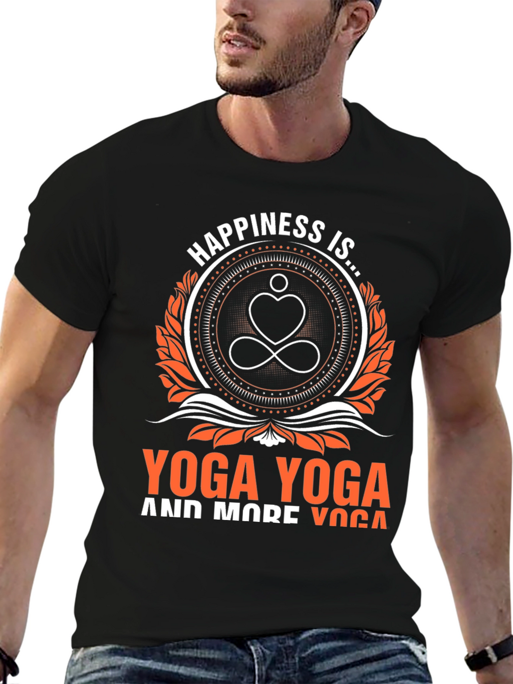 Yoga Happiness Graphic Tee