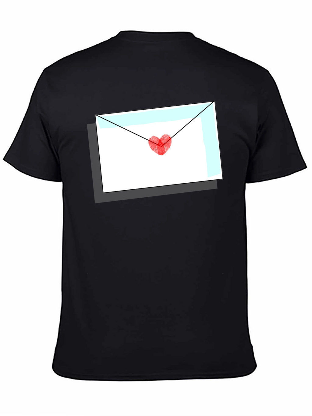 Love Letter Graphic Tee - Heart Envelope T-Shirt