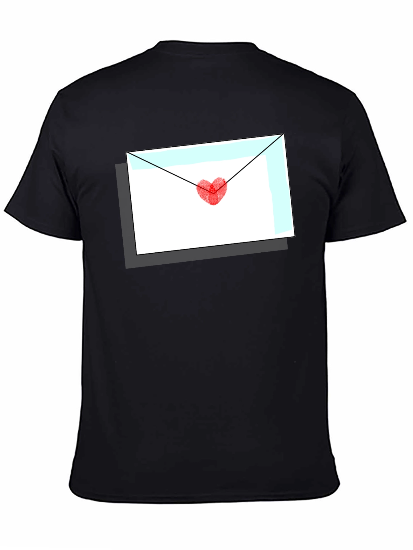 Love Letter Graphic Tee - Heart Envelope T-Shirt