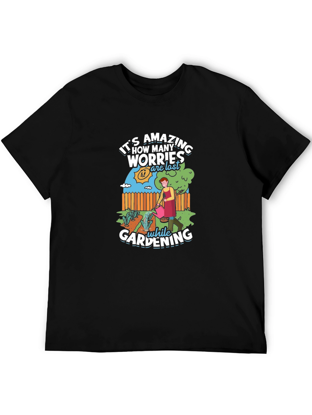 Gardening Worry-Free Graphic Tee