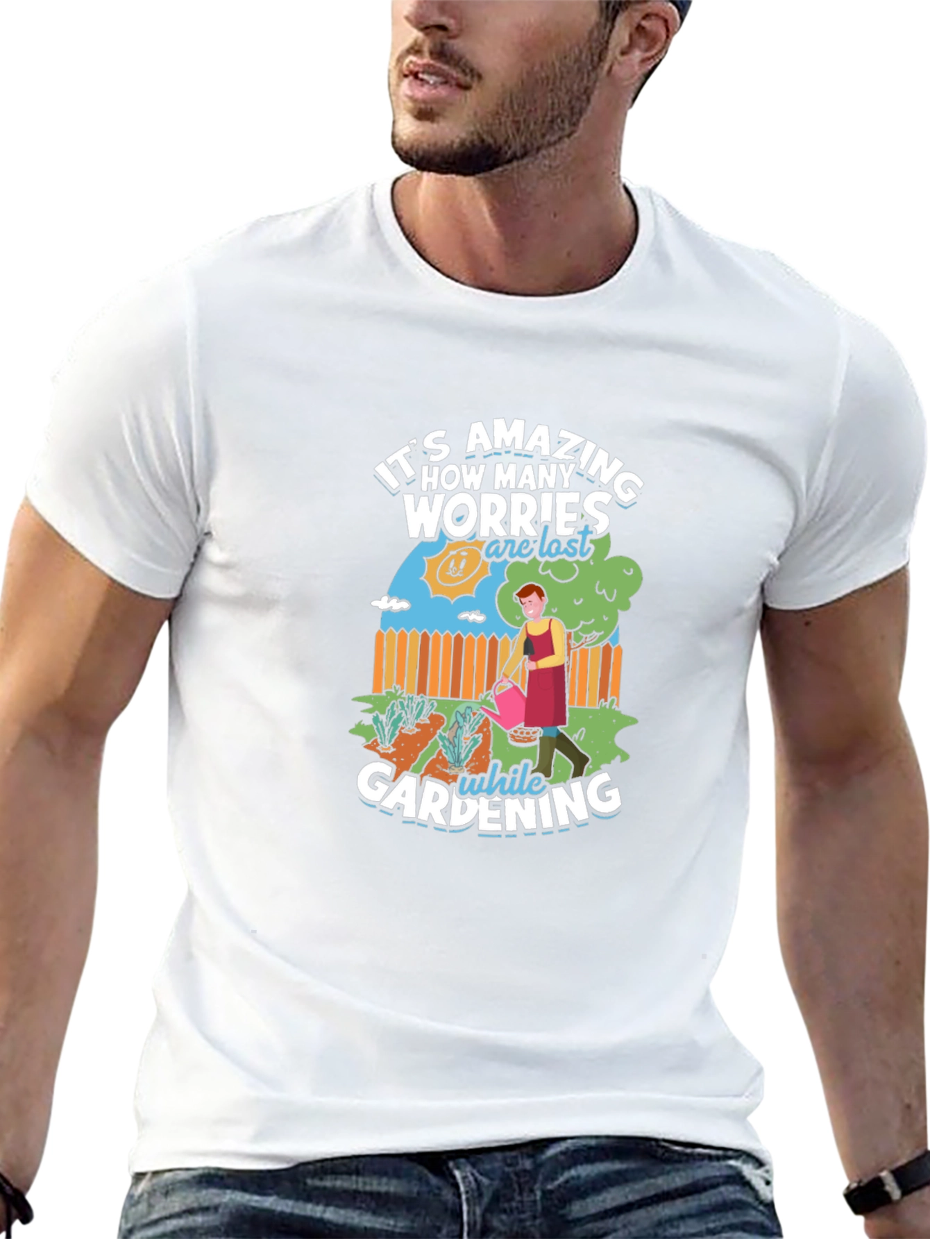Gardening Worry-Free Graphic Tee