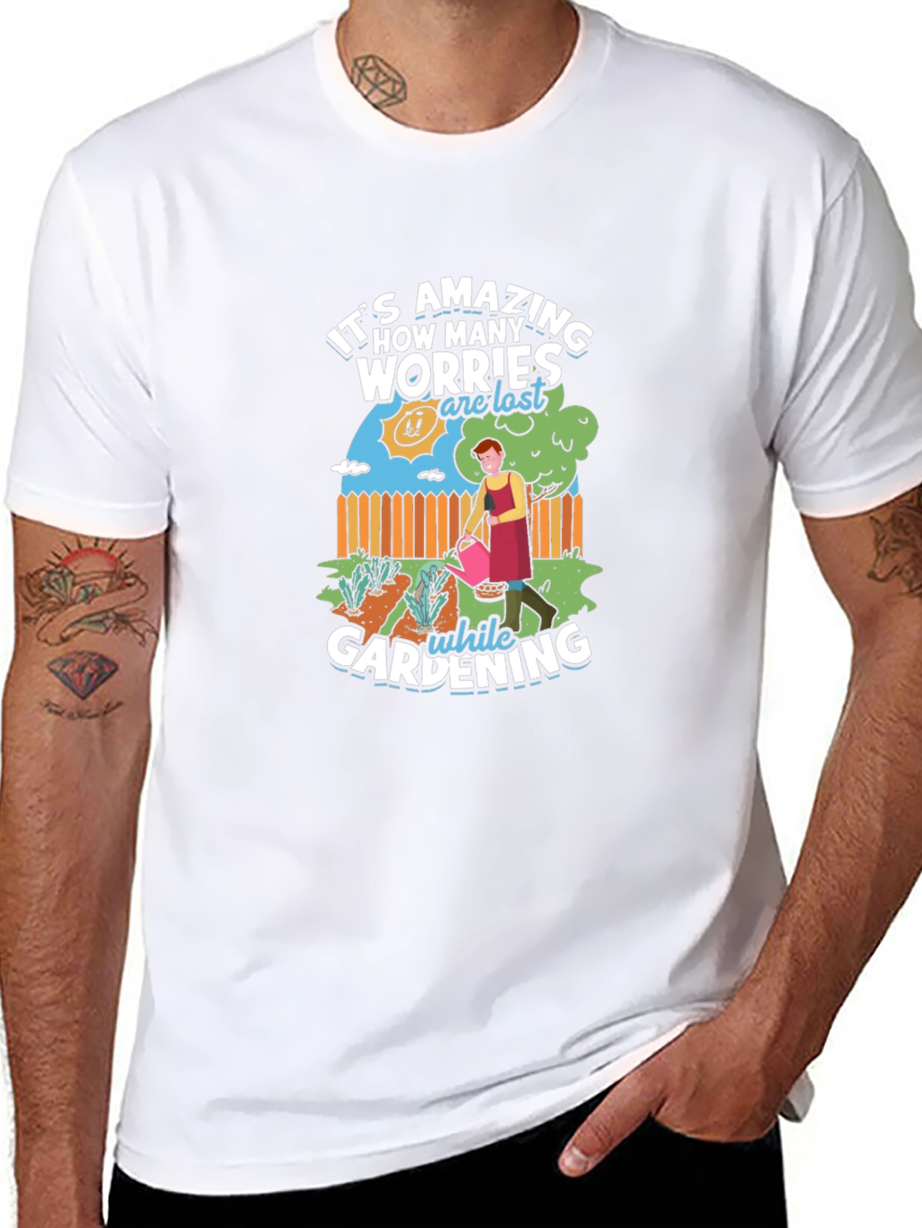 Gardening Worry-Free Graphic Tee