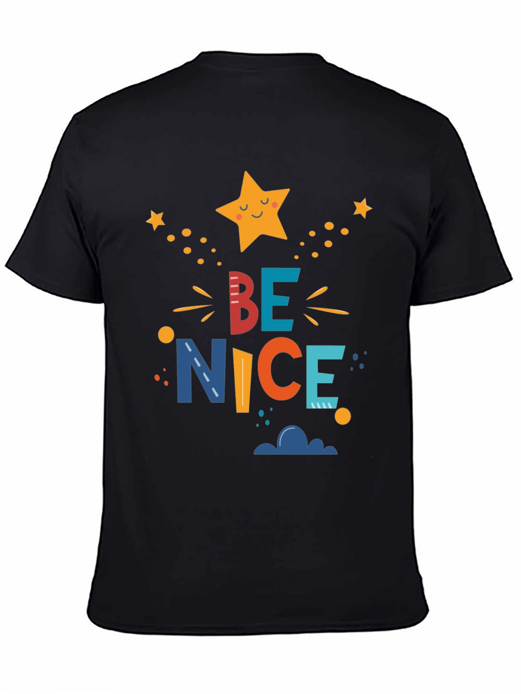 Be Nice Graphic Tee - Mens Black T-Shirt