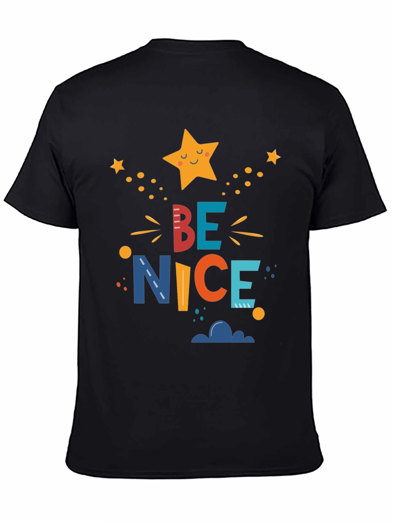 Be Nice Graphic Tee - Mens Black T-Shirt