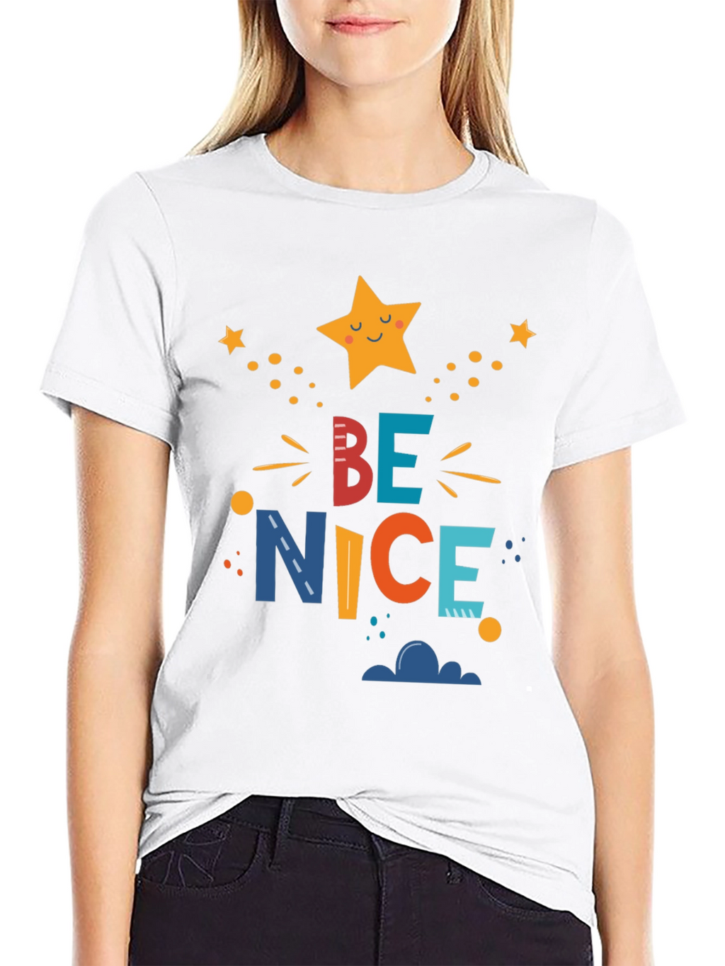 Be Nice Graphic Tee - Mens Black T-Shirt