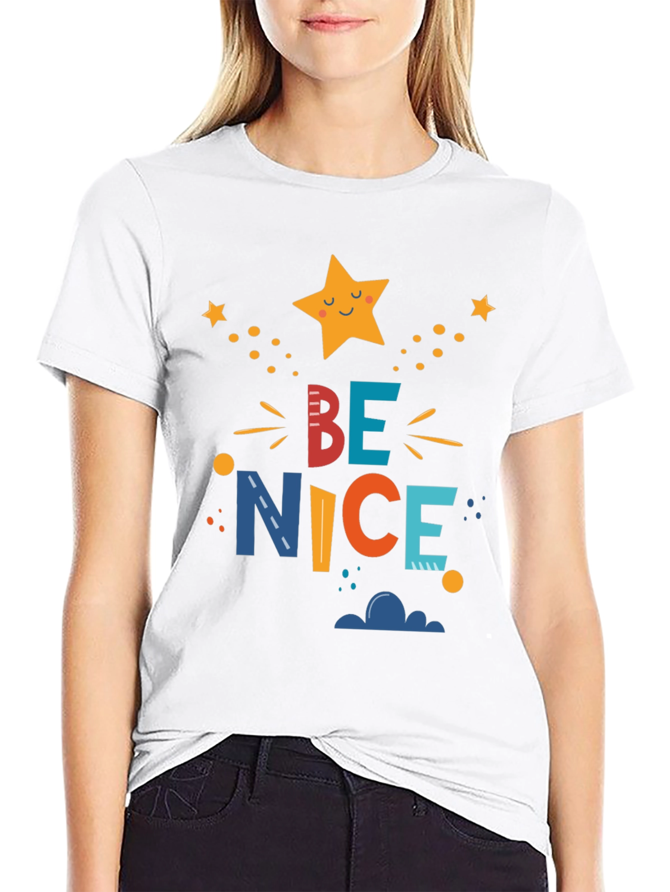 Be Nice Graphic Tee - Mens Black T-Shirt