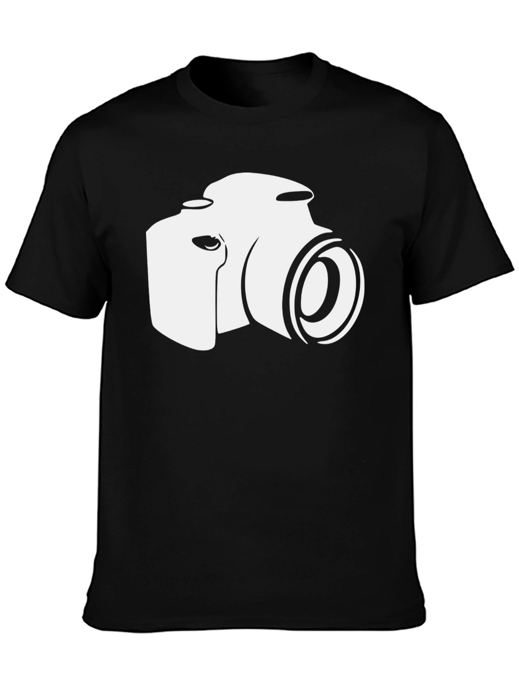 Camera Graphic Tee - Black Unisex T-Shirt