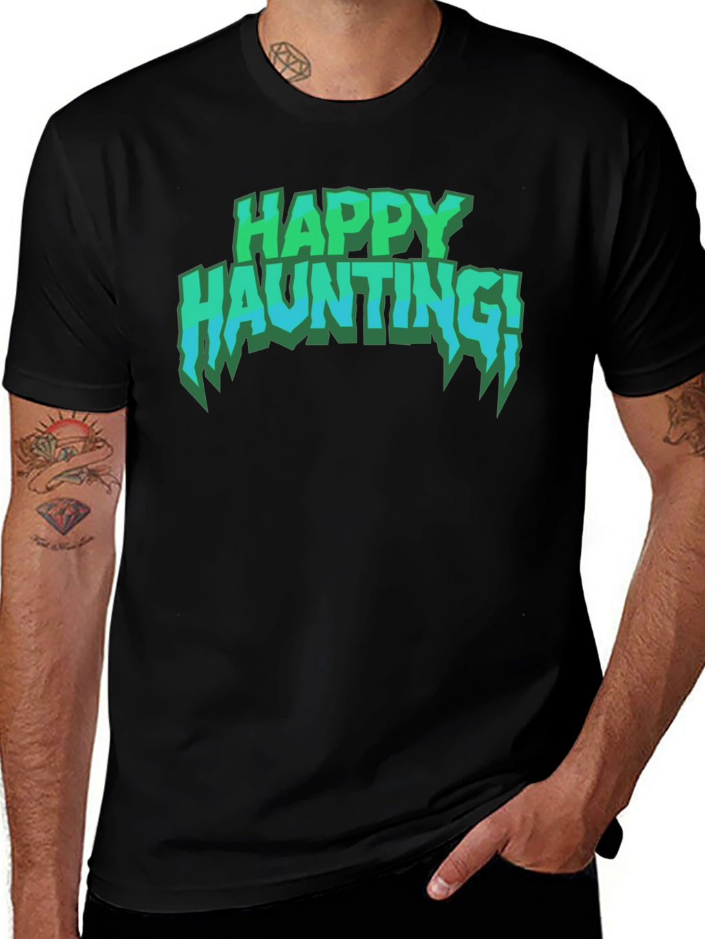 Happy Haunting T-Shirt - Spooky Season Tee