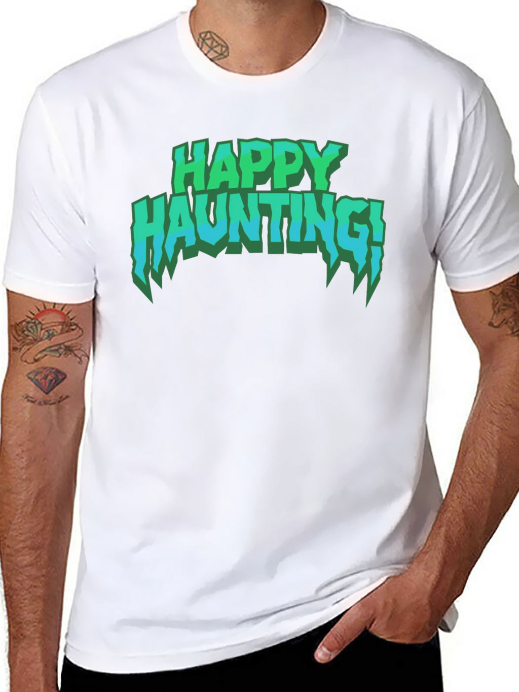 Happy Haunting T-Shirt - Spooky Season Tee