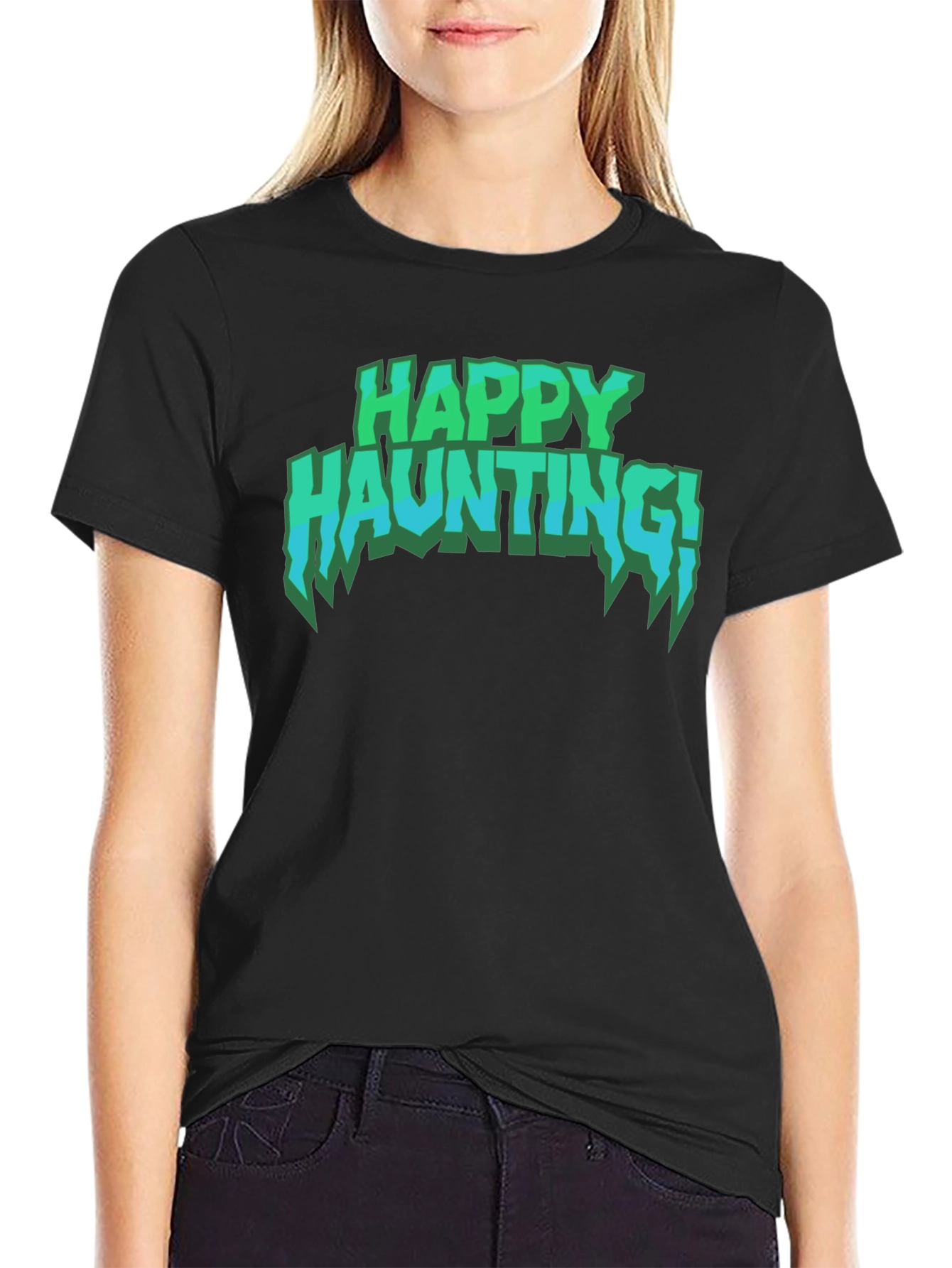 Happy Haunting T-Shirt - Spooky Season Tee