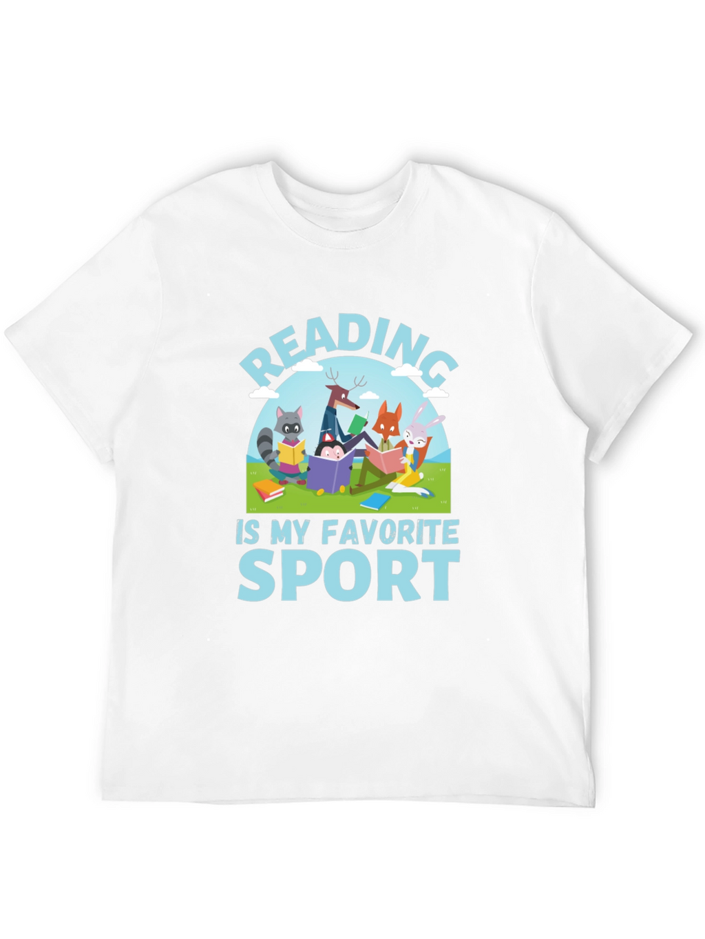 Reading is My Favorite Sport Graphic T-Shirt