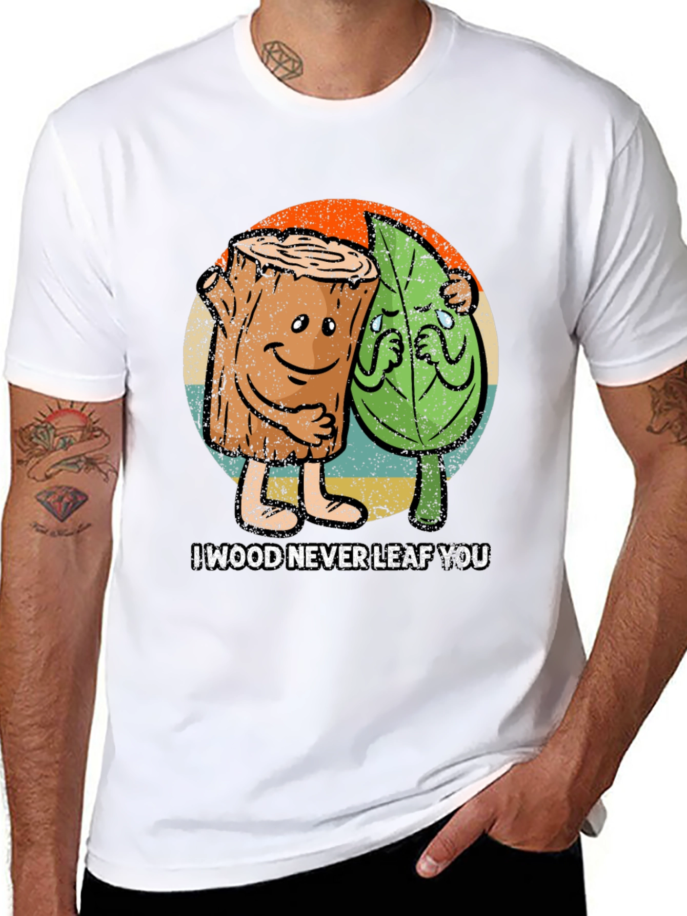 I Wood Never Leaf You Graphic T-Shirt