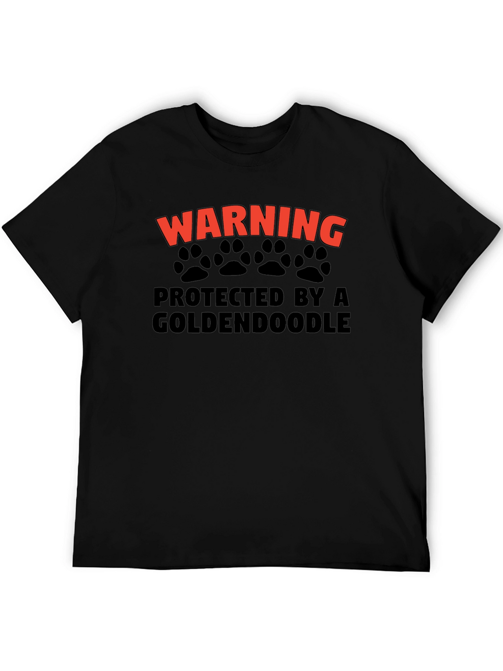 Warning: Protected By A Goldendoodle T-Shirt