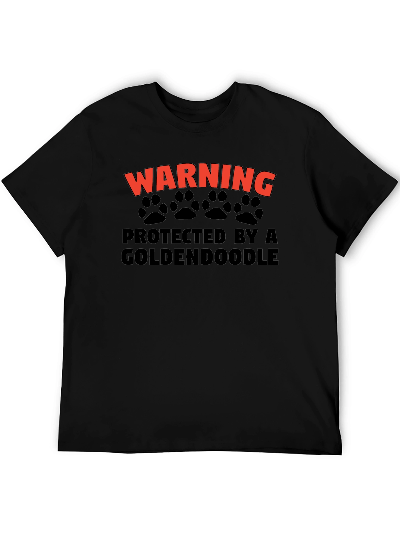 Warning: Protected By A Goldendoodle T-Shirt