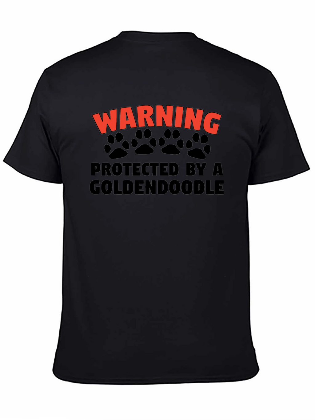 Warning: Protected By A Goldendoodle T-Shirt