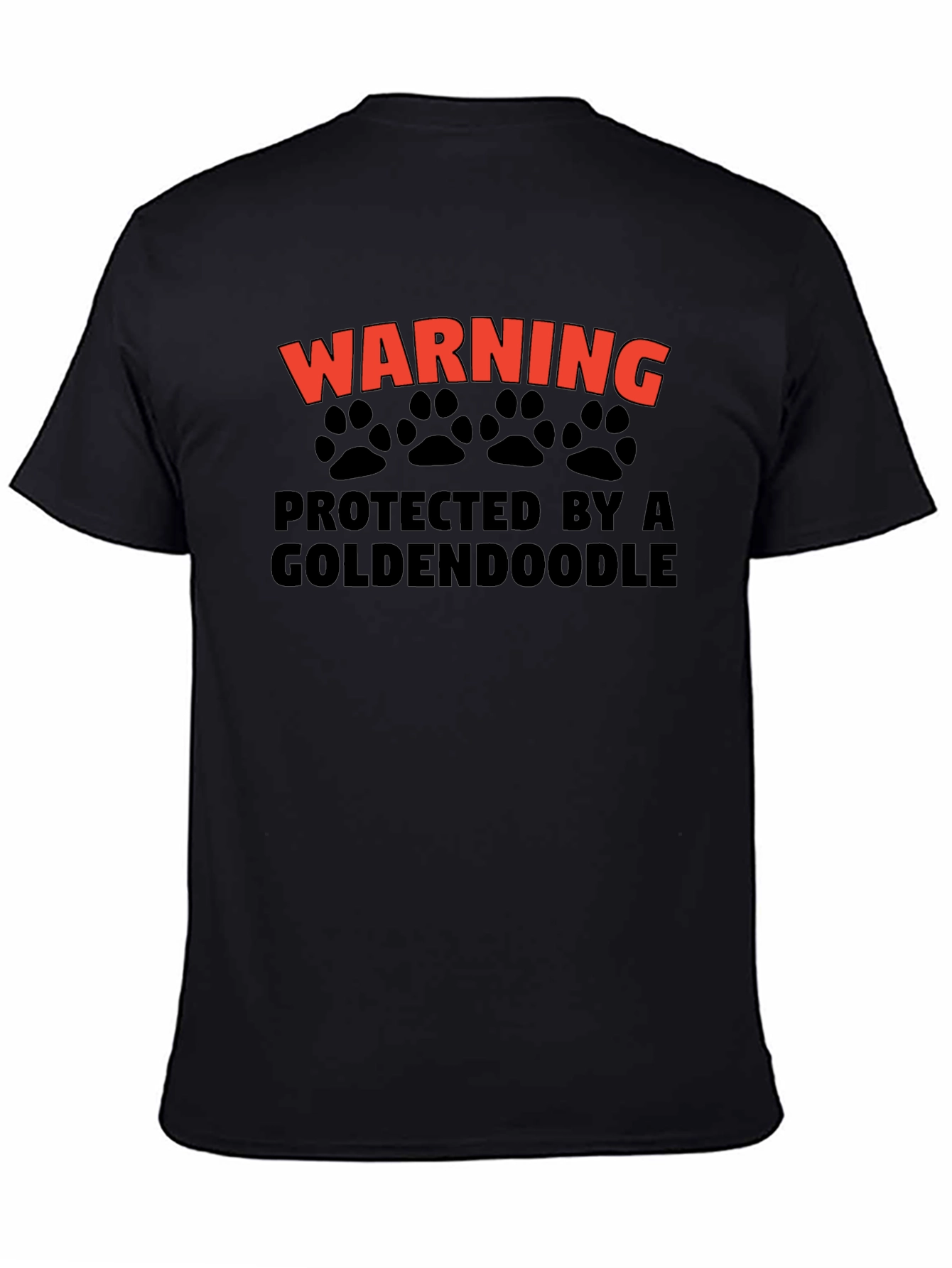 Warning: Protected By A Goldendoodle T-Shirt