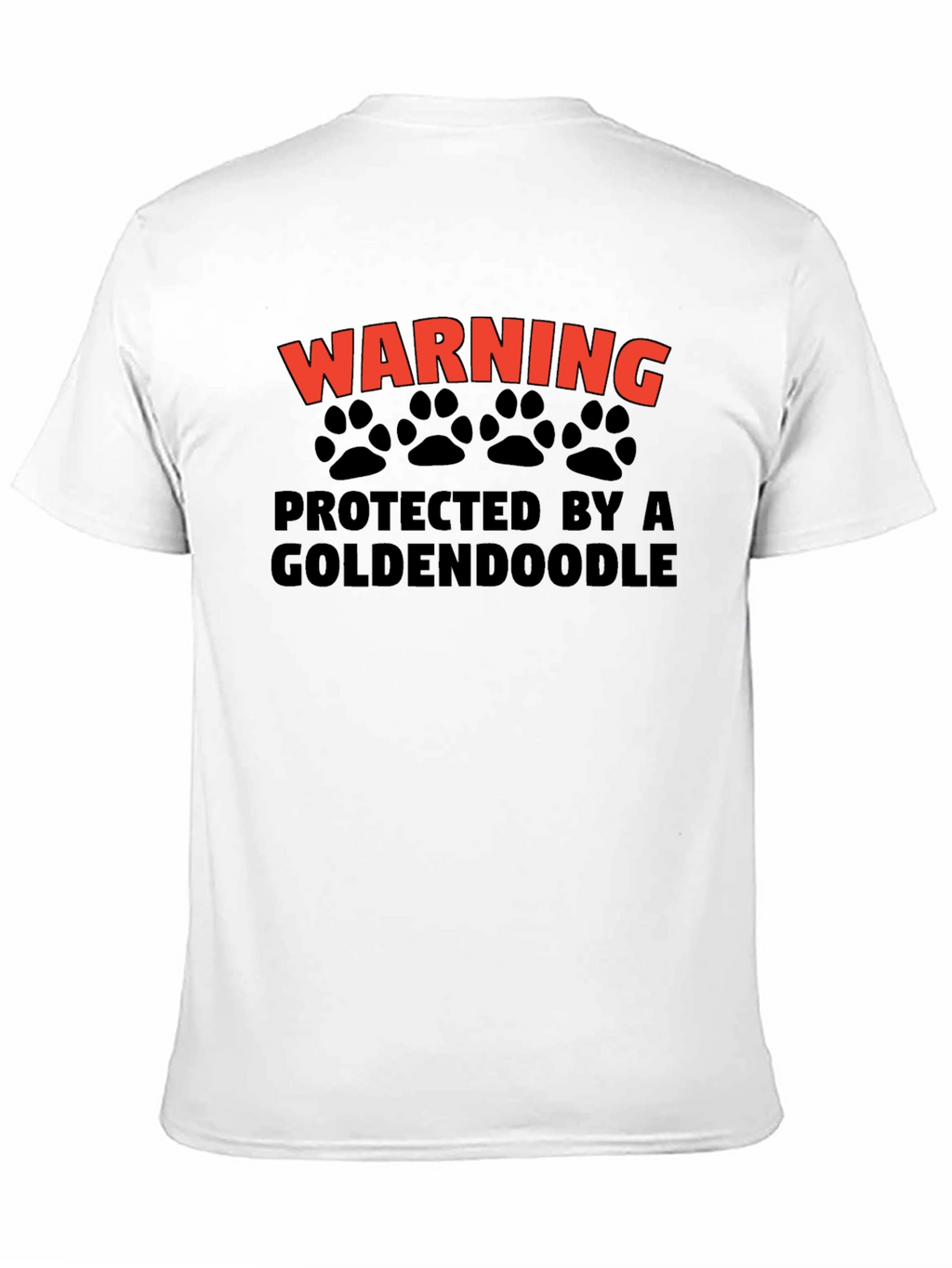 Warning: Protected By A Goldendoodle T-Shirt