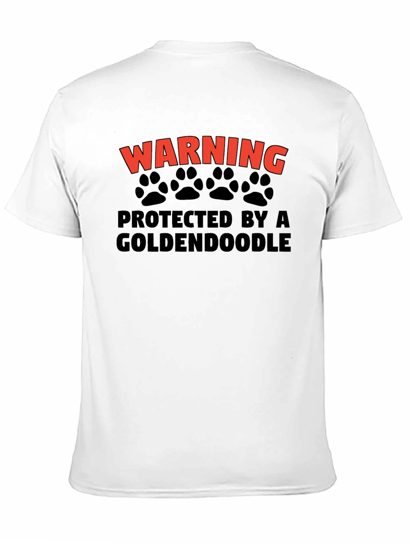 Warning: Protected By A Goldendoodle T-Shirt