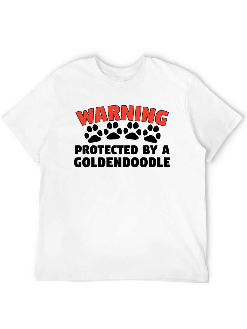 Warning: Protected By A Goldendoodle T-Shirt