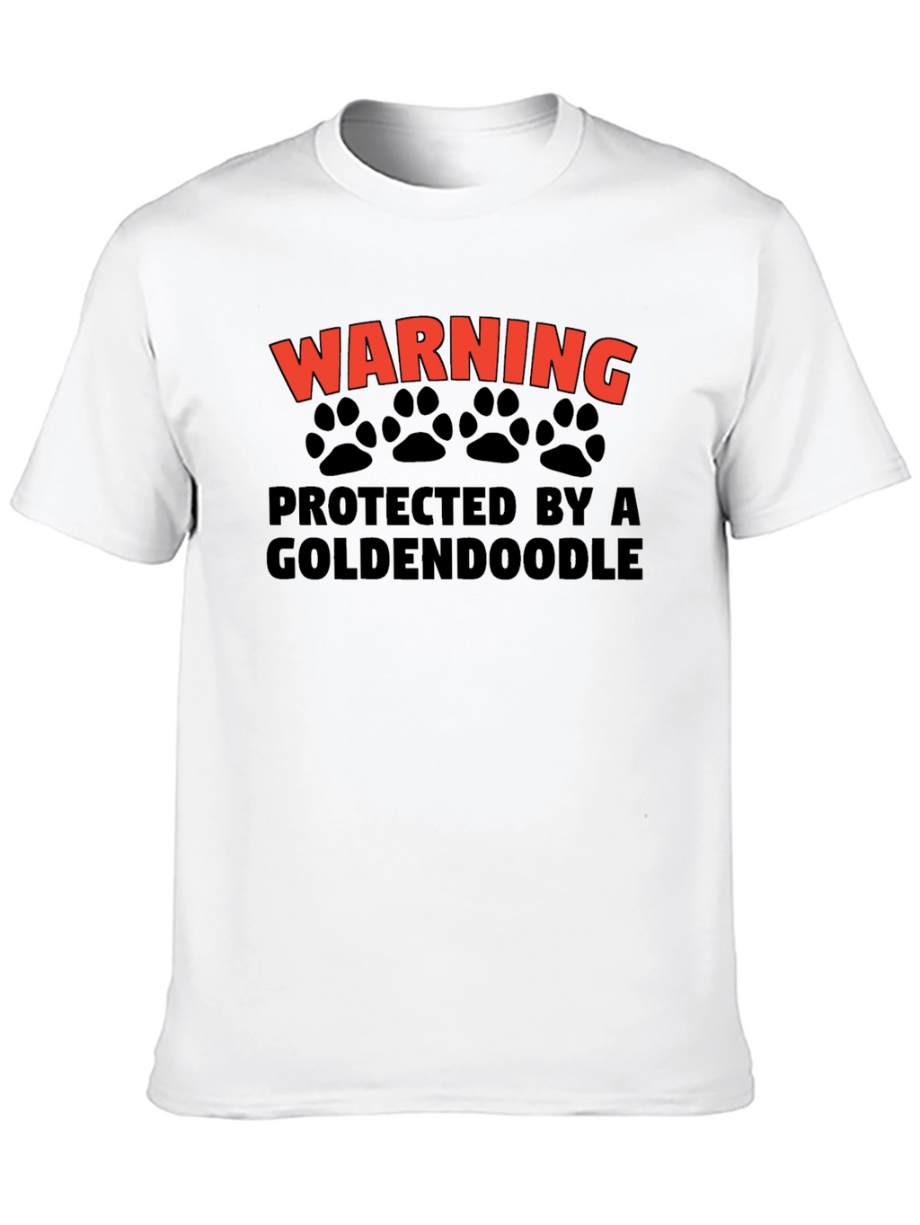 Warning: Protected By A Goldendoodle T-Shirt