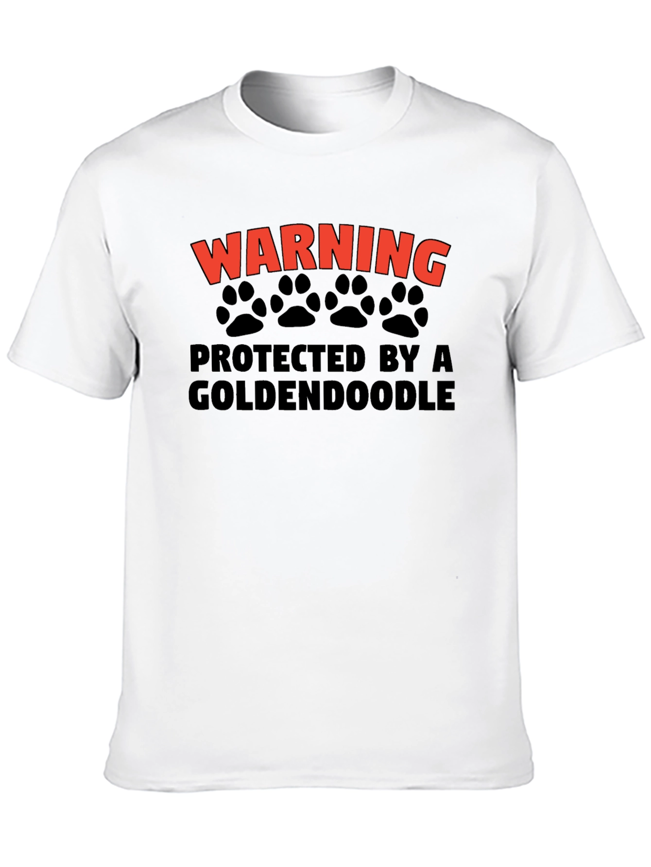 Warning: Protected By A Goldendoodle T-Shirt