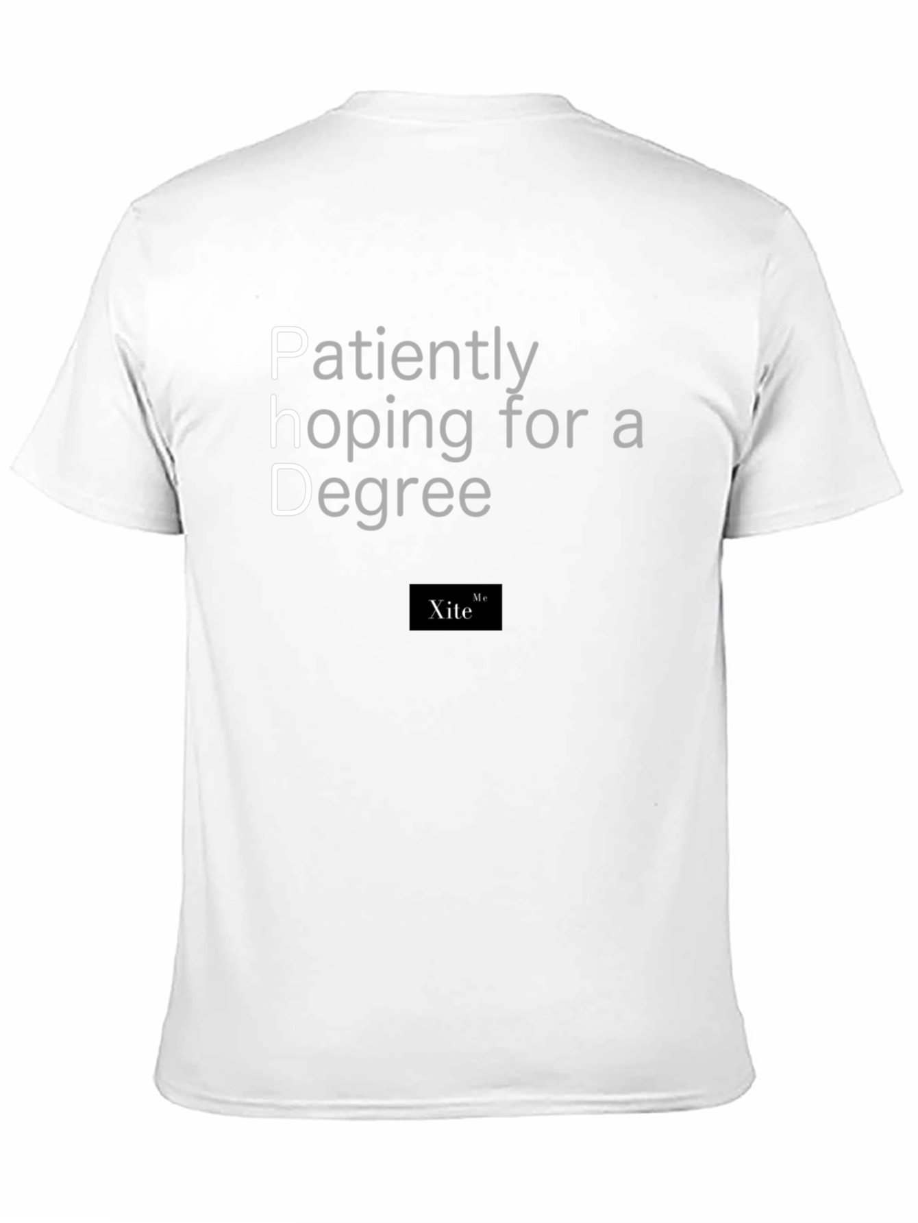 PhD Degree Hopeful T-Shirt - Black Cotton Tee
