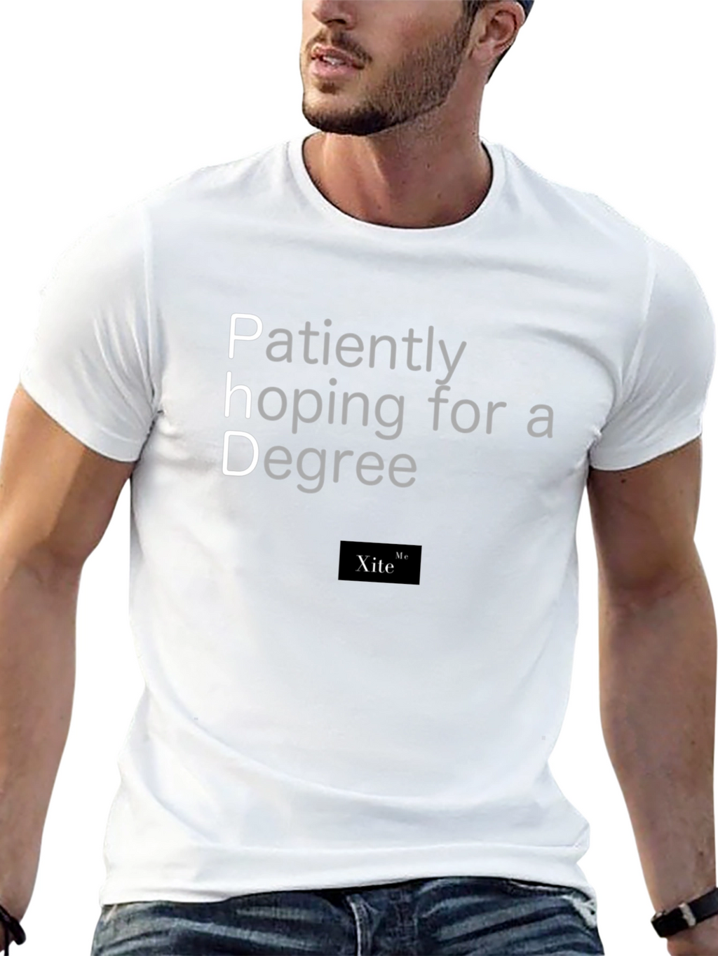 PhD Degree Hopeful T-Shirt - Black Cotton Tee