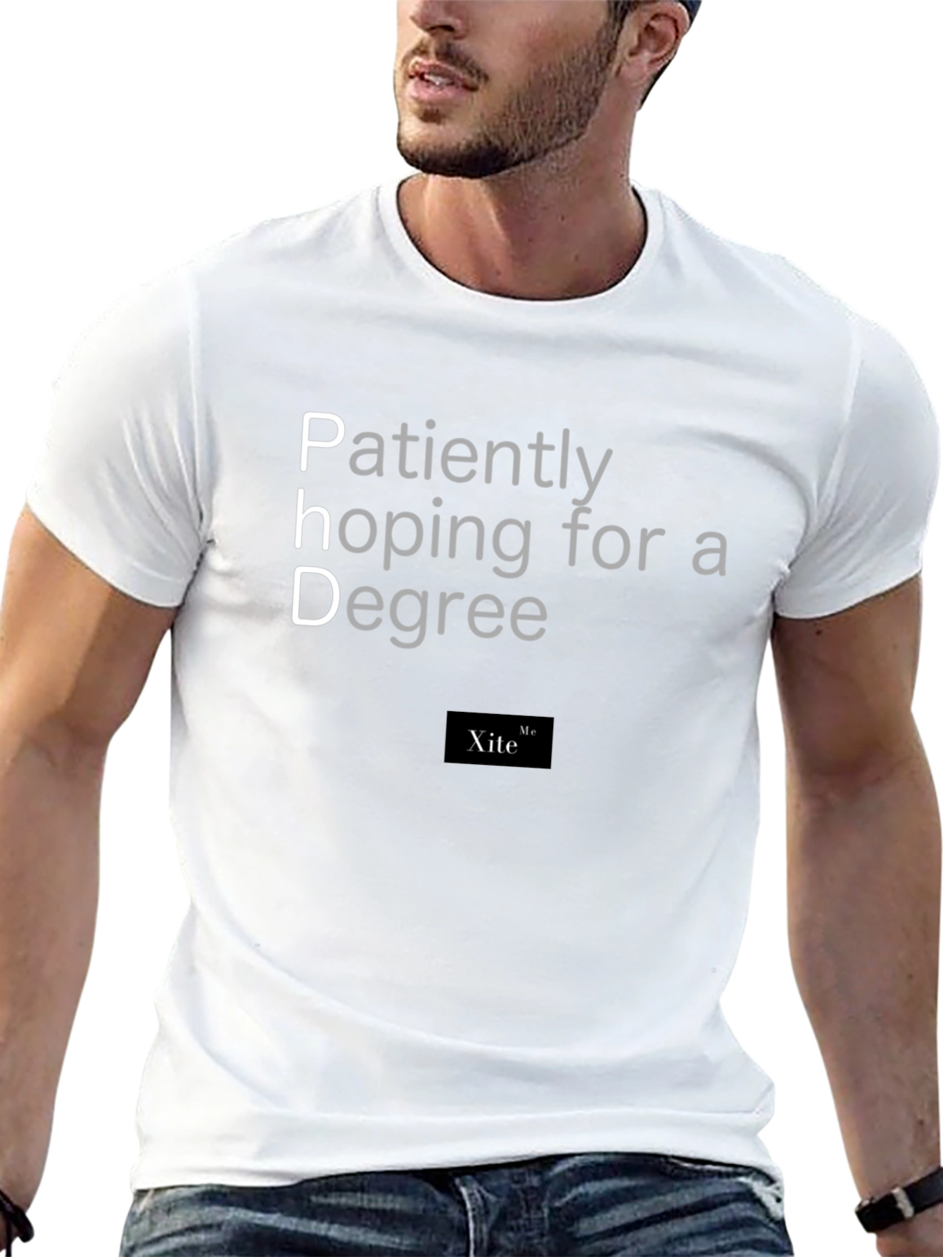 PhD Degree Hopeful T-Shirt - Black Cotton Tee