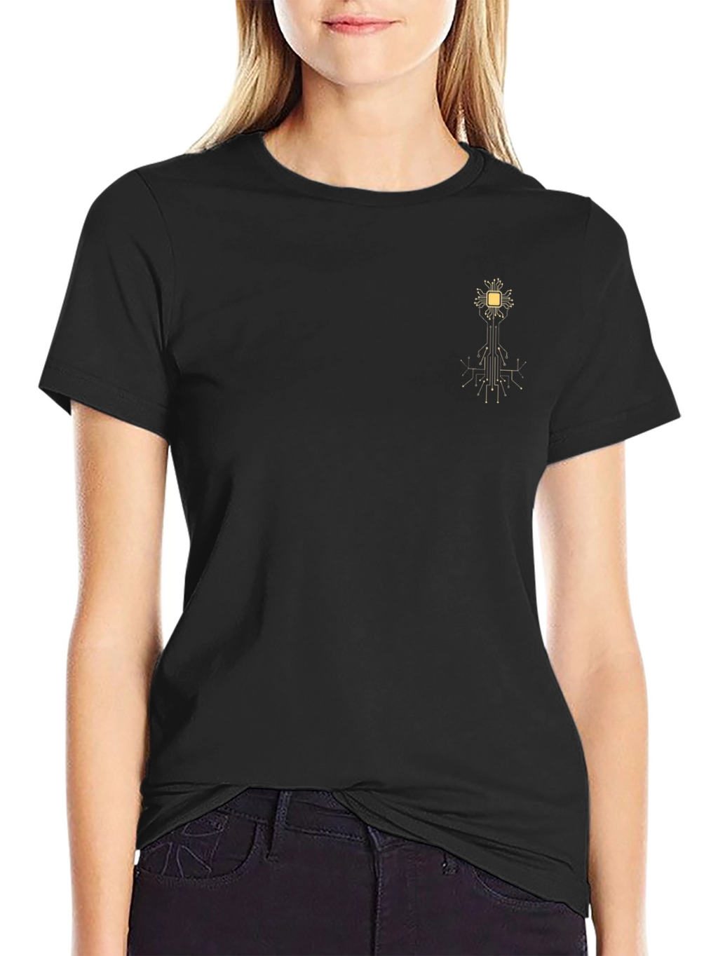 Tech Circuit Graphic T-Shirt - Modern Design