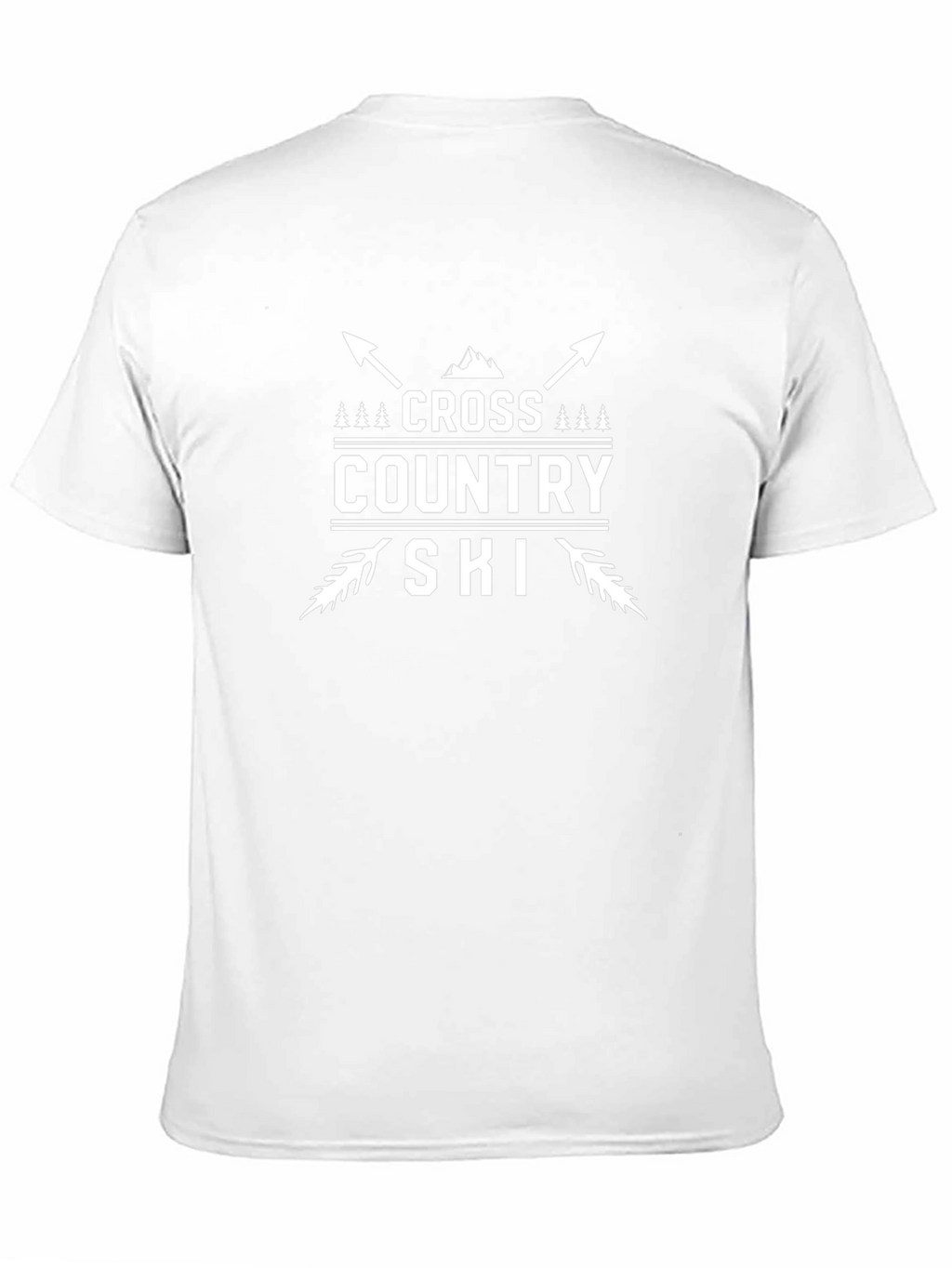 Cross Country Ski T-Shirt - Black Graphic Tee