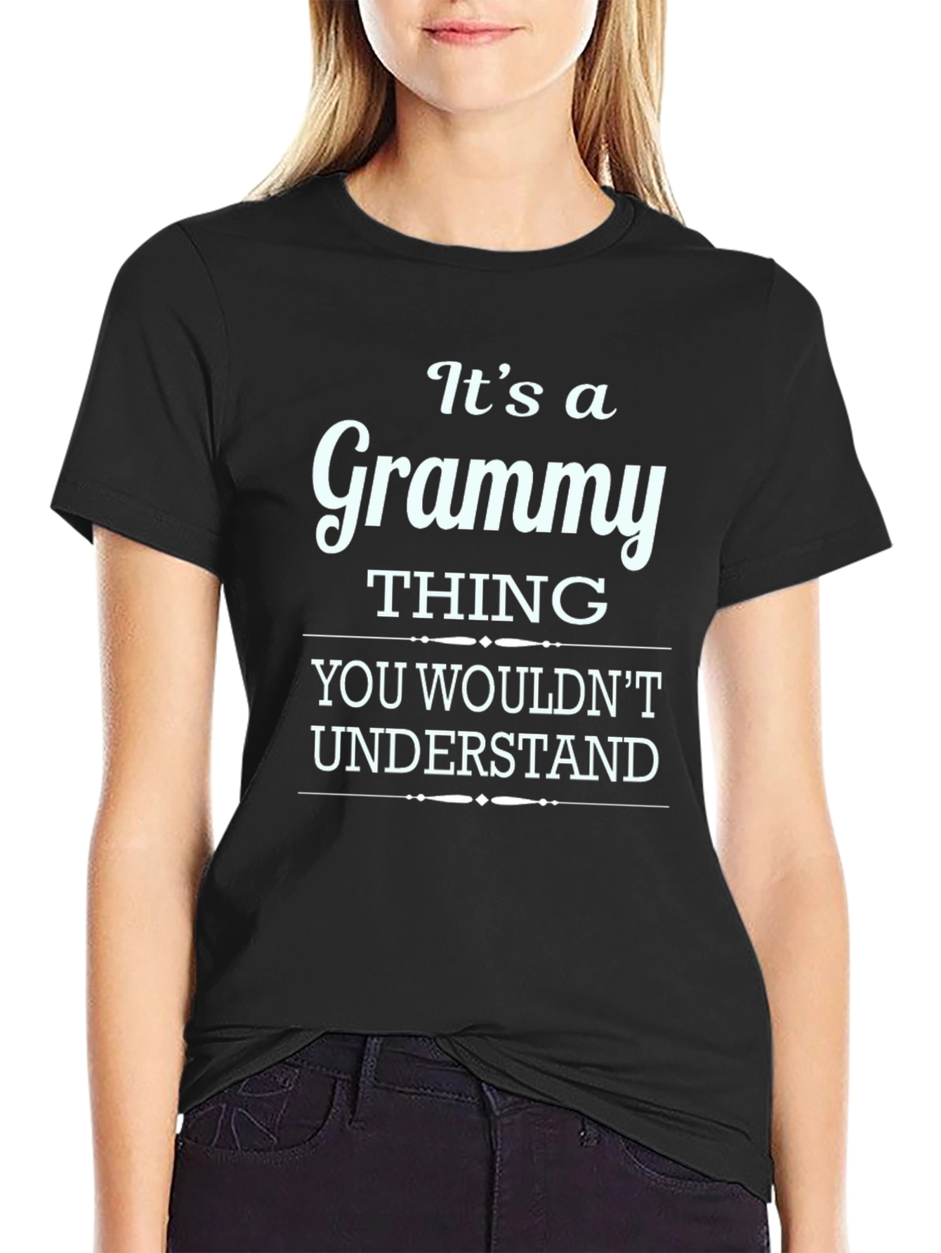 Its a Grammy Thing T-Shirt - Unisex Black Tee