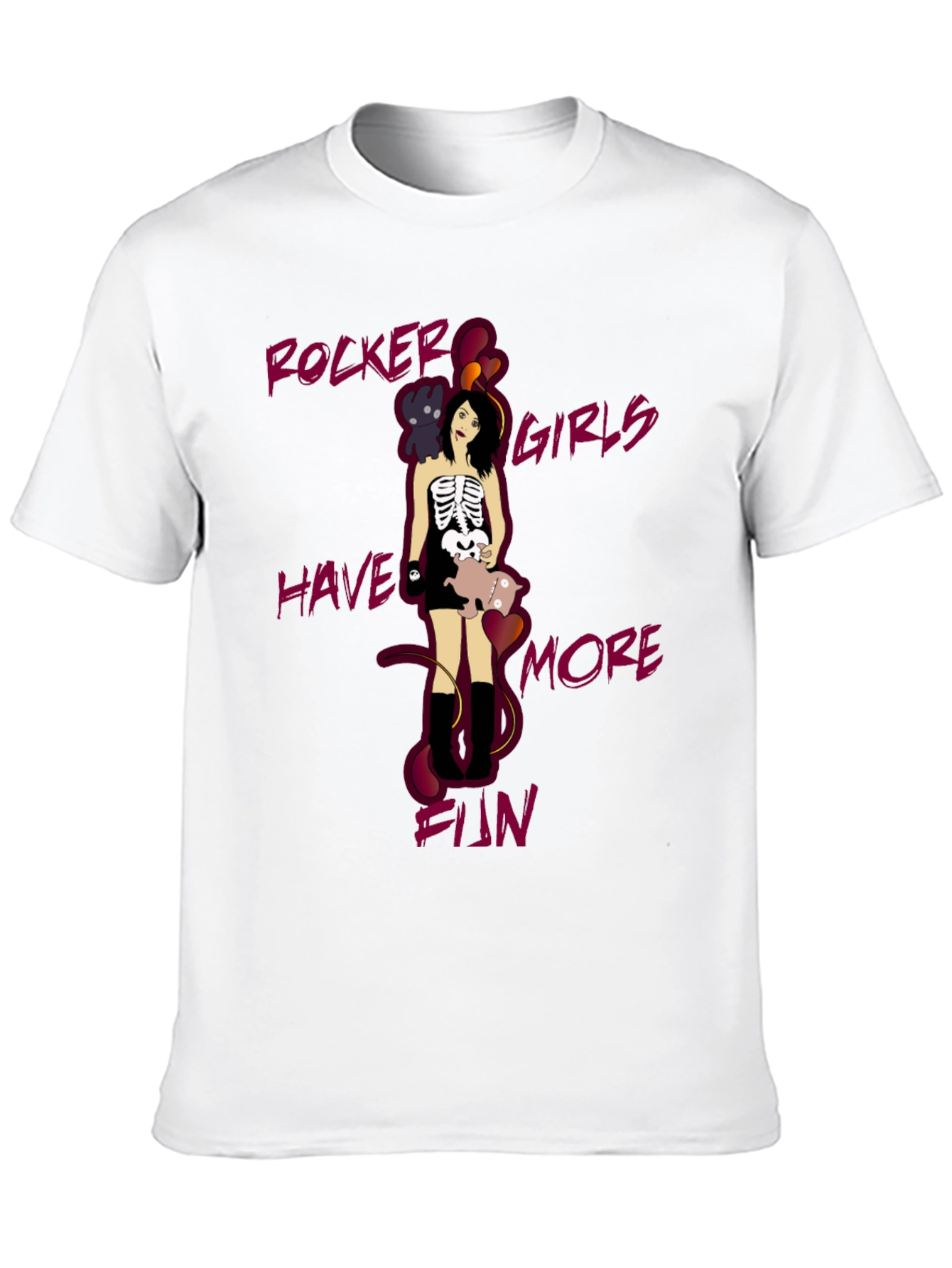 Rocker Girls Have More Fun Graphic T-Shirt