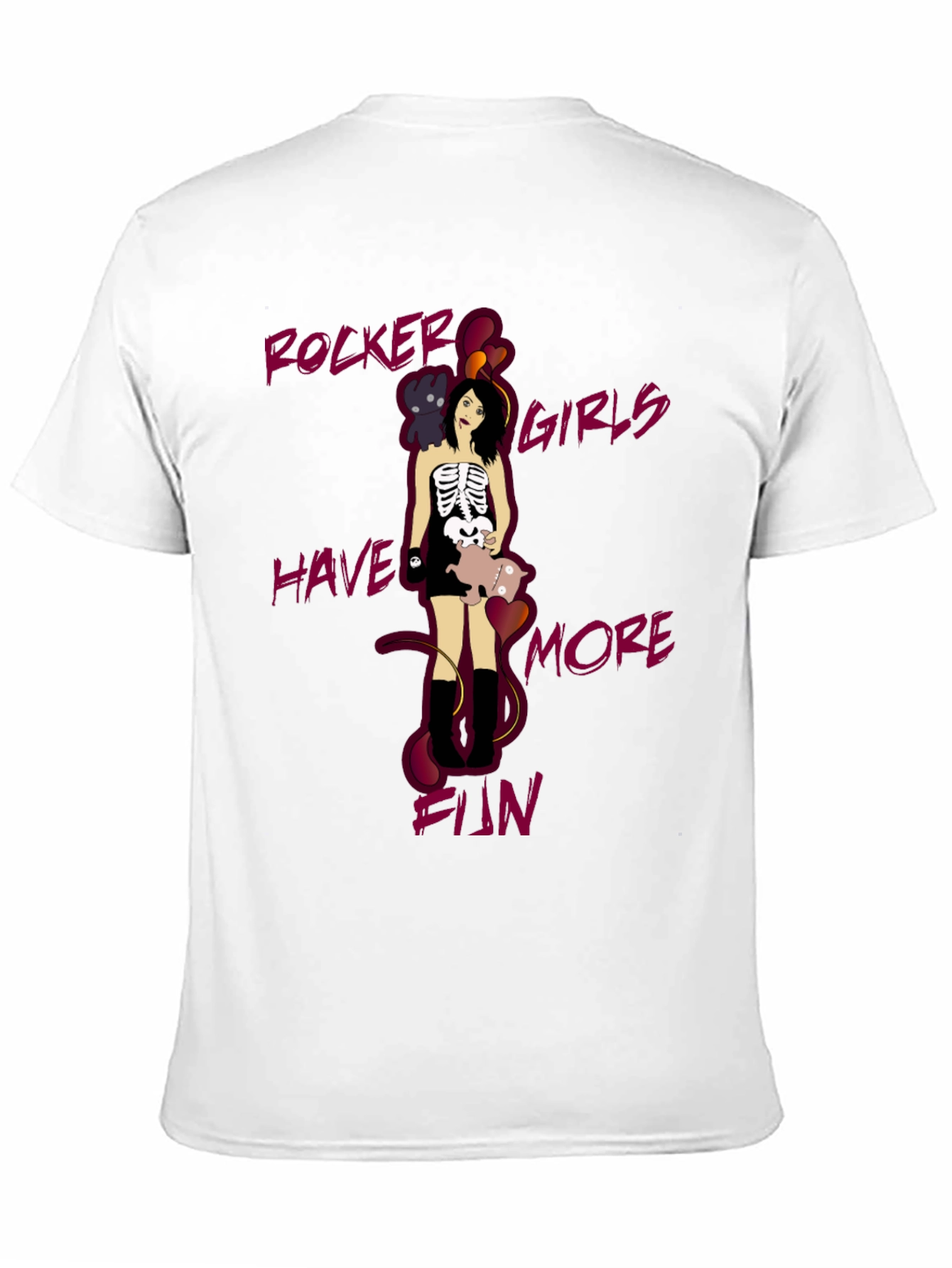 Rocker Girls Have More Fun Graphic T-Shirt