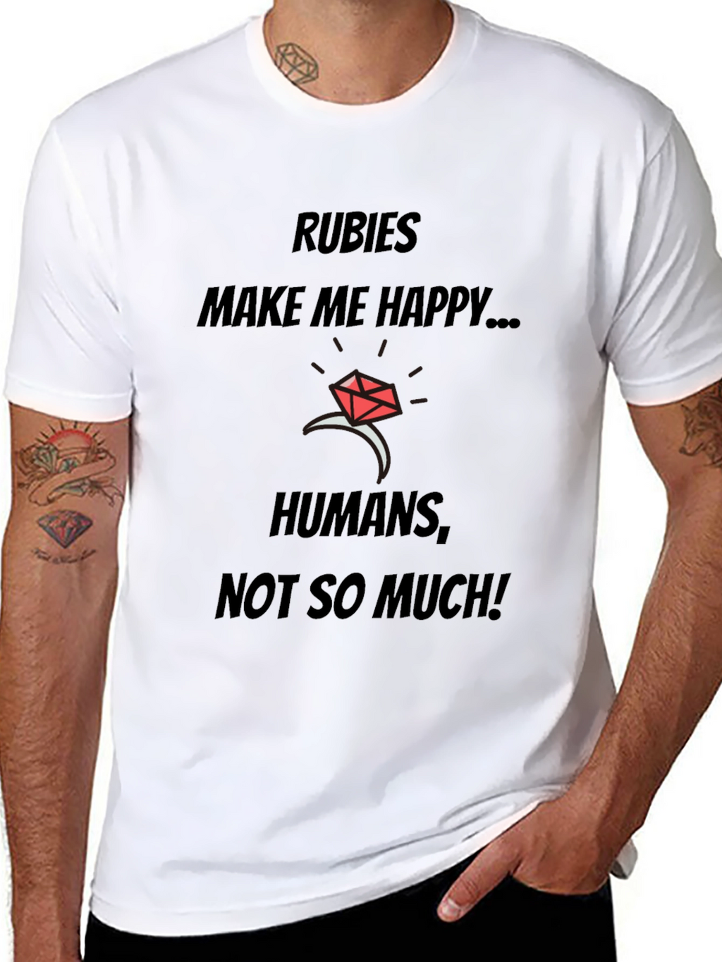 Rubies Make Me Happy T-Shirt