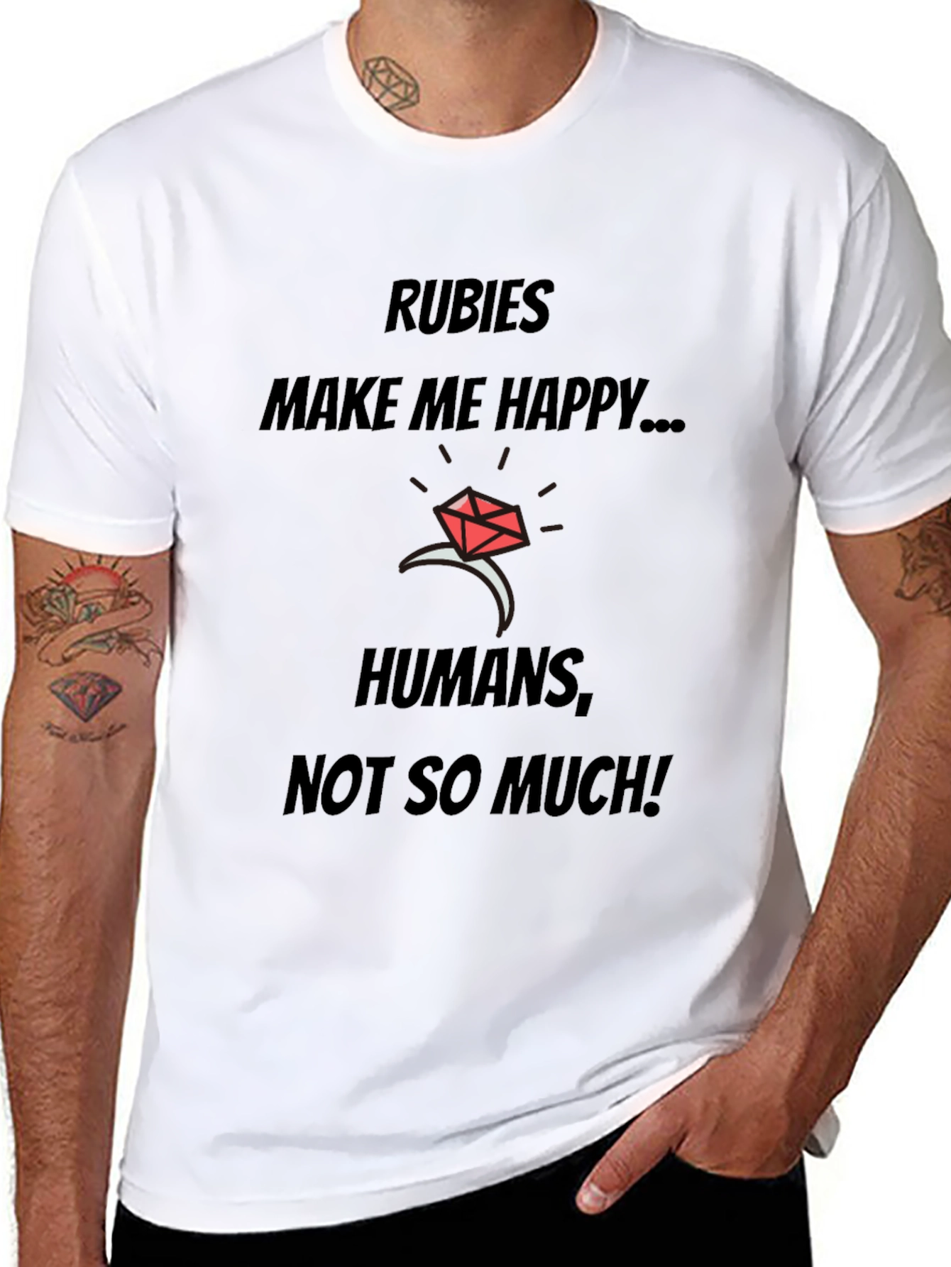 Rubies Make Me Happy T-Shirt