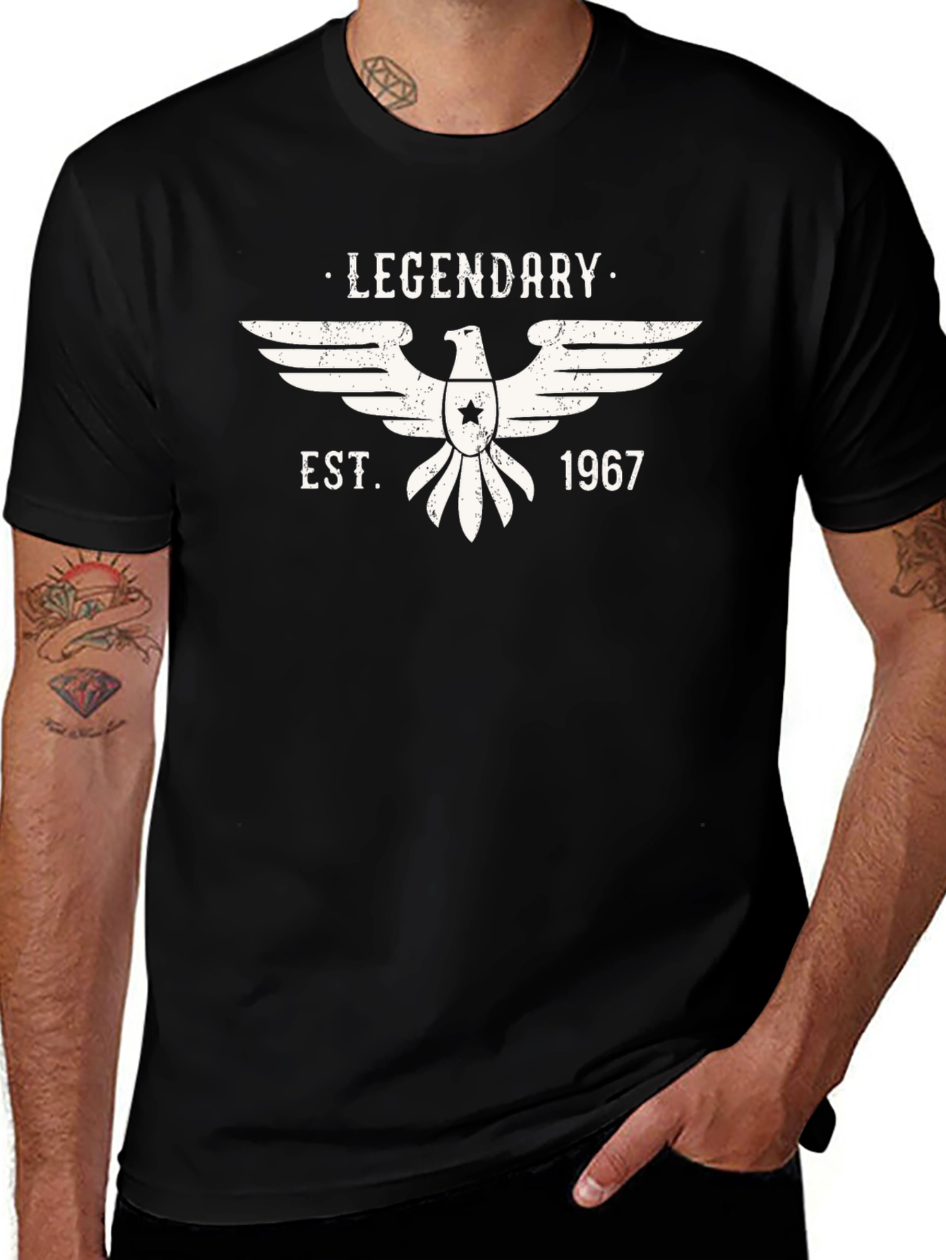 Legendary Est. 1967 Graphic Tee - Mens Black T-Shirt